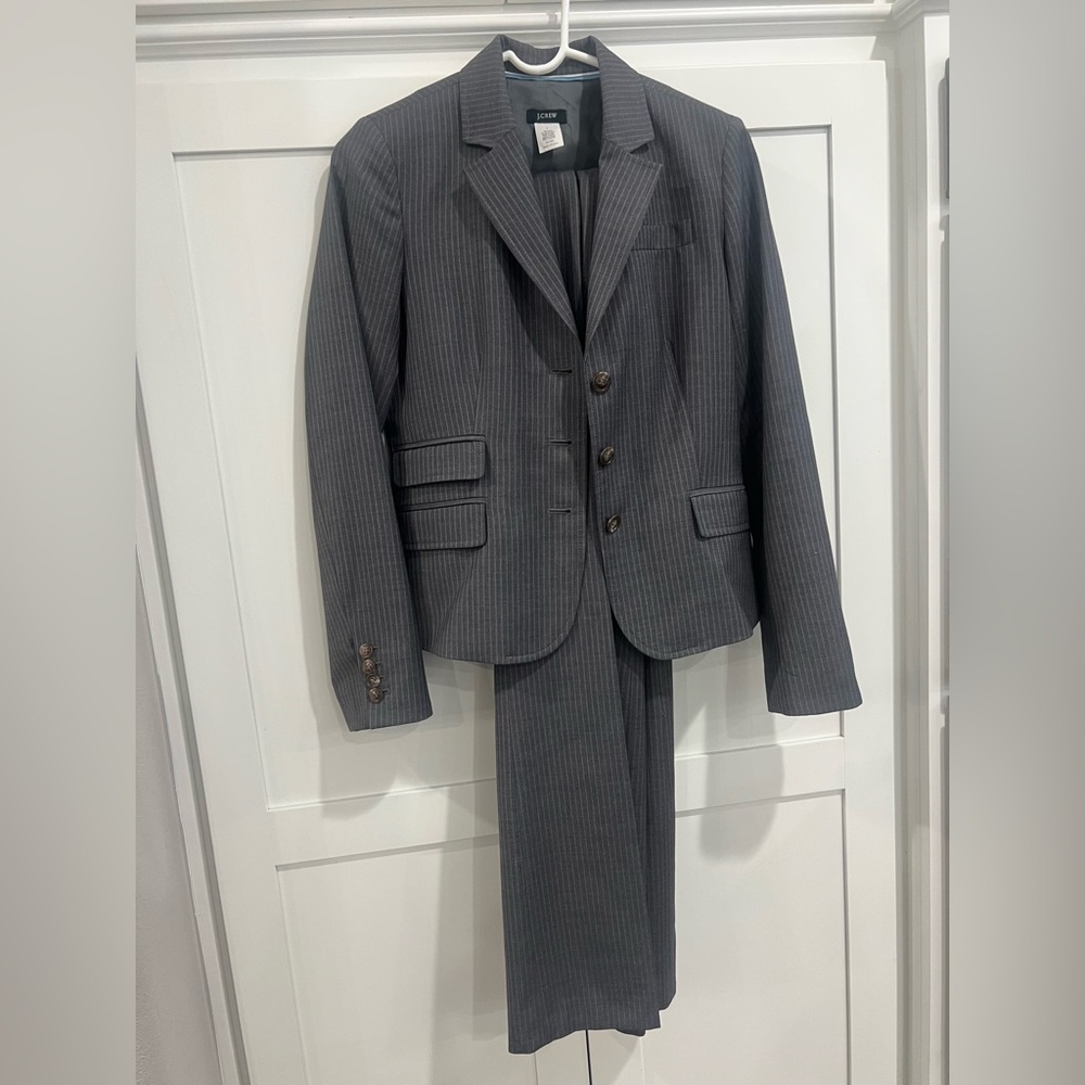 Classic Gray Pinstripe women’s  Suit